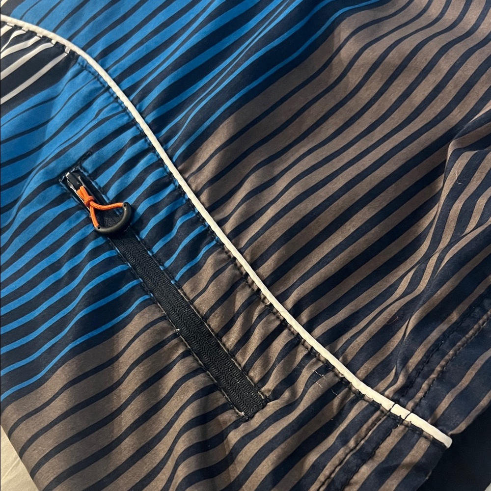 Free Country Striped Blue and Black Board‎ Shorts - Picture 3 of 6
